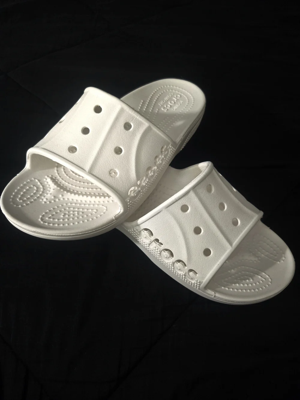 Crocs Classic Slide Sandals in White